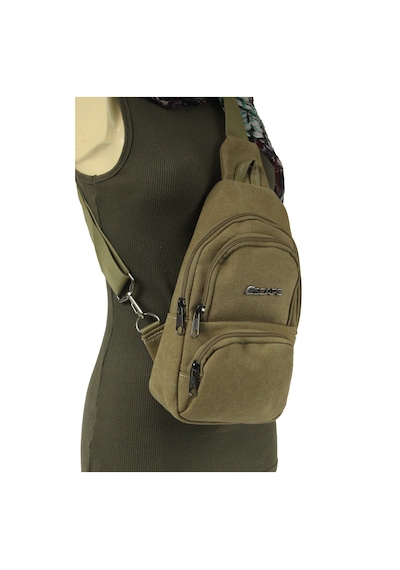 Escape Esc 3530 Yağmura Dayanıklı Kanvas Çapraz Body Bag Bej