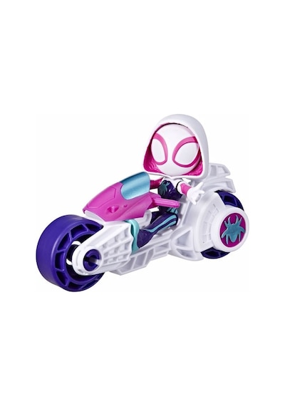 Spider And His Amazing Friends Motosiklet Ve Figür Miles Spider
