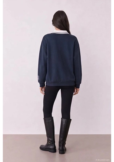 Quzu 27kswt02528 Sweatshirt Lacivert