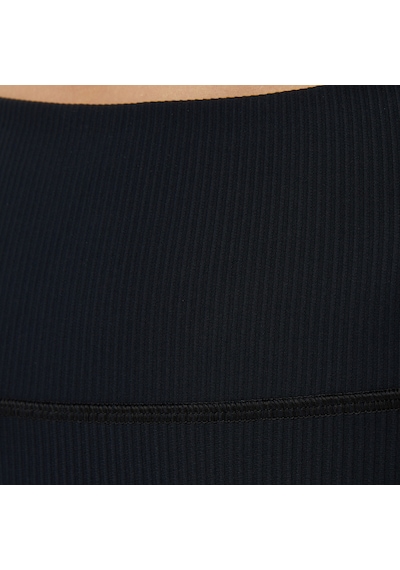 Under Armour Meridian Rib Kadın Siyah Koşu Tayt 1386467 Siyah