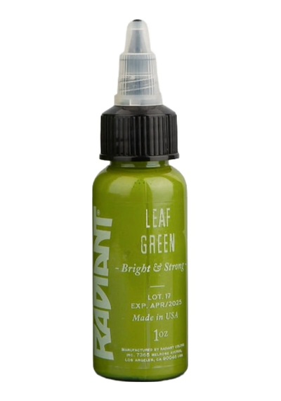 Leaf Green Radiant Dövme Boyası 30ml Doğal Yaprak Yeşili Profesyonel Tattoo Ink