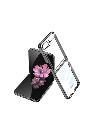Lexroo Galaxy Z Flip 6 Full Camlı Kıpta İnce Kılıf - Mavi