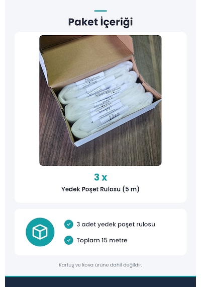 Akıllı Çöp Kovası Muadil Poşeti