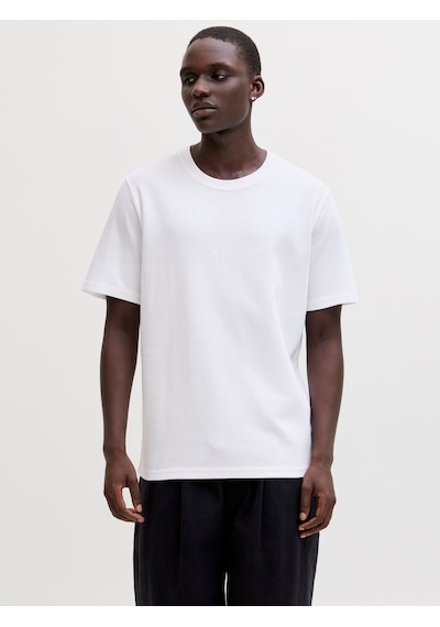 Jack & Jones Blaethan Logo Erkek Beyaz Tişört 12292340-bw