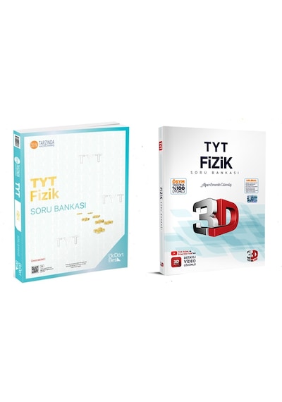 3d Yayınları-üçdörtbeş Yayınları Tyt Fizik Soru Bankası Seti