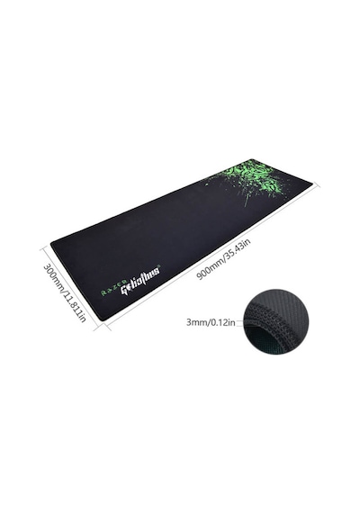 Razer Goliathus Oyuncu Mouse Pad 90 x 30 CM - XXL Büyük Boy Kaymaz Taban Su Tutmaz