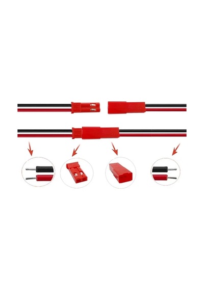2 Pin 2.25mm Jst Kablo Erkek Dişi Takım 10cm