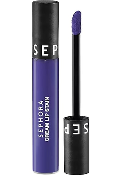 Sephora Cream Lip Stain Bulaşmayan Kadife Bitişli Ruj - Mat Likit Ruj - 136 Ultra Violet 5 Ml 0