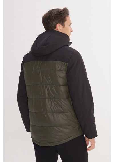 AC&Co / Altınyıldız Classics Erkek Hakı Standart Fit Kapitone Desenli Sabit Kapüşonlu Şişme Mont Haki AC&Co / Altınyıldız Classics Erkek Hakı Standart Fit Kapitone Desenli Sabit Kapüşonlu Şişme Mont Haki