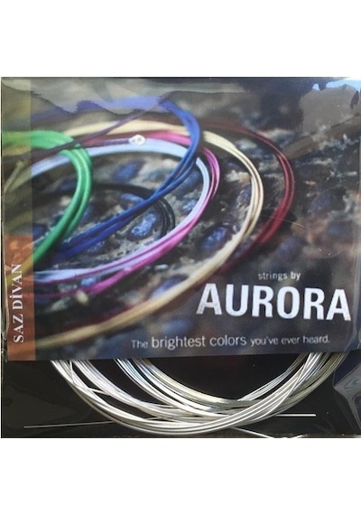 Aurora 0.22 Divan Bağlama Teli Beyaz Bambamlı