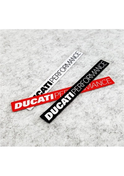 Ducati Performance Renkli Yazı Sticker Etiket Modeli