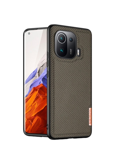Dux Ducis Fino Serisi Xiaomi Mi 11 Pro Kilif Premium Kumas 305111124 - Renk / Gri Dux Ducis Fino Serisi Xiaomi Mi 11 Pro Kilif Premium Kumas 305111124 - Renk / Gri