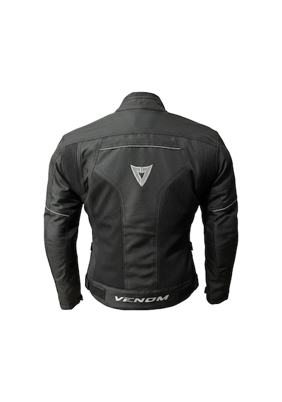 Venom Motosiklet Montu 4 Mevsim Dynamic Erkek Black Motorcu Mont