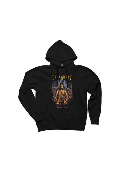 Testament Native Blood Siyah Kapşonlu Sweatshirt Hoodie