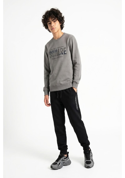 Modanino Erkek Çocuk Eşofman Takımı -2 İplik Sweatshirt+pantolon 6-16 Yaş 12771smp Füme