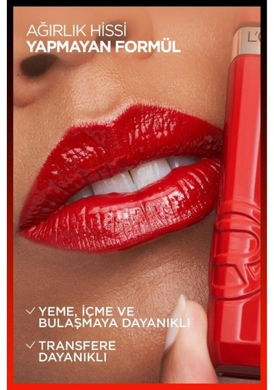 L'oréal Paris Yılbaşı Makyajı Seti 2'li - Laque Resistance Ruj & Panorama Maskara pktnewyearmkyjset7-11030 0
