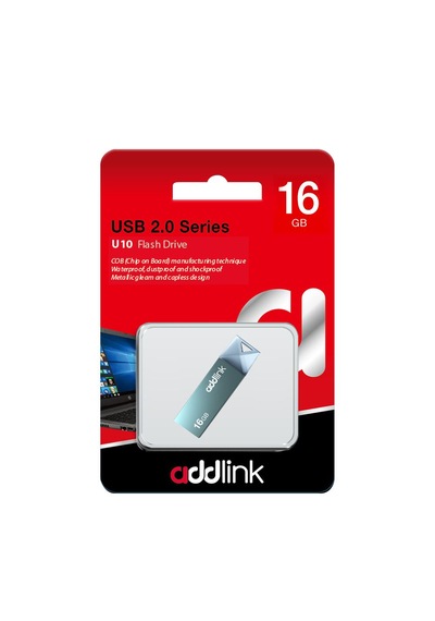 Addlınk 16gb Usb 2.0 U10 20mbs-10mbs Flash Drive Mavi Ad16gbu10b2 16 GB