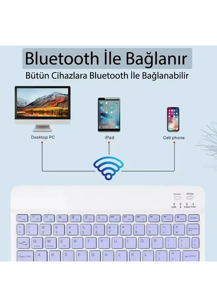 Honor Pad X9a 11.5 İnç 2025 Uyumlu Standlı Kılıf Dokunmatik Kalem Ve Klavye Set Arka Kapak