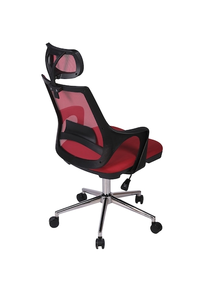 Ofisbazaar Buya Fileli Ofis Koltuğu Ergonomik Ve Modern Tasarım Kırmızı Kırmızı