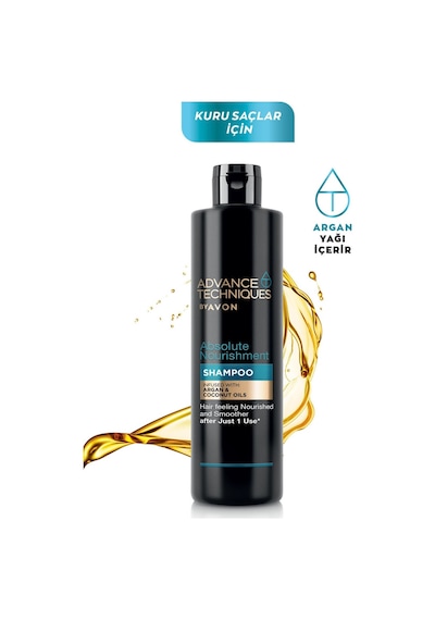 Avon Advance Techniques Argan Yağı İçeren Besleyici Şampuan 2 x 400 ML