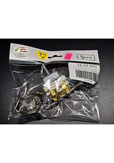 Ego 55.34014.150 30-85 C Trifaze Rekorlu Termostat 1480mm Kapiler 1 Adet