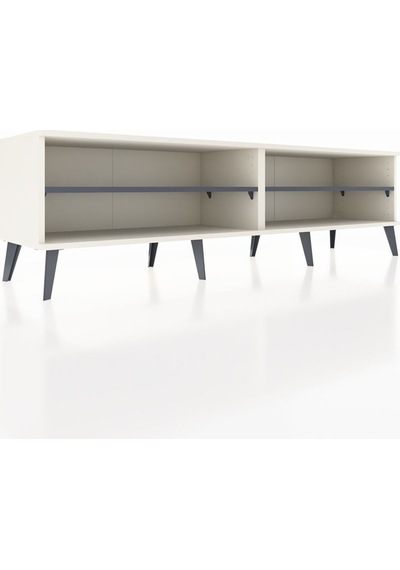 Hyperion Tv Ünitesi 2 Raflı 176x44x51 Aytaşı-aytaşı/antrasit Aytası/antrasıt