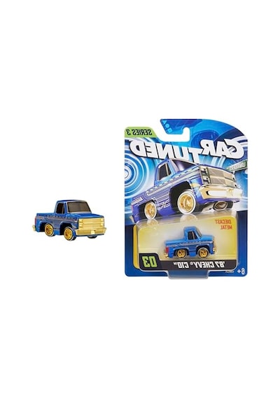 Mavi Lowrider Araba - 1987 Chevy C10 Modeli