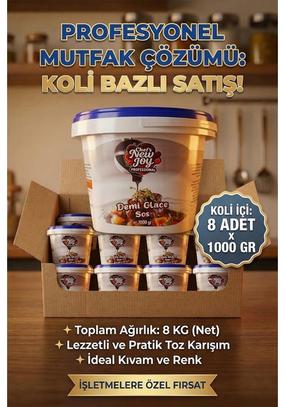 Demi Glace Sos 1000 G X 8 Adet - 1 Koli Koli Bazlı Avantaj Paketi