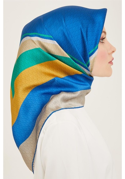 Armine Twill İpek Eşarp 24ya9111 85 - Desenli