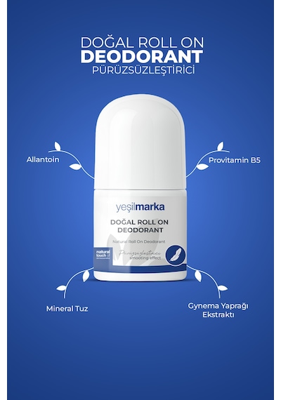 Yeşilmarka Smoothing Effect Natural Roll-On Deodorant 50 ML