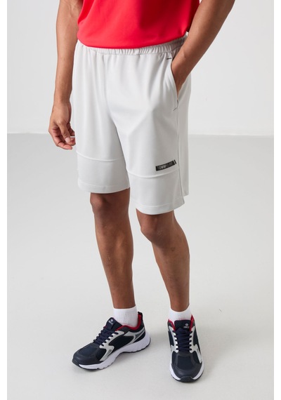 Tommy Life Taş Polyester Kalın Yumuşak Comfort Fit Erkek Şort - 81272 Taş