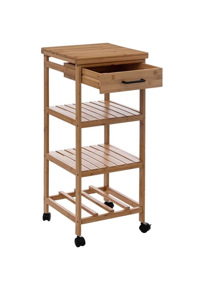Mudo Home 5 Five Simply Smart Boho Bambu Çekmeceli Etajer Diğer