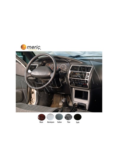 Meriç® Toyota Uyumlu Corolla Ön Torpido Alüminyum Kaplama 7 P. 1992-1997