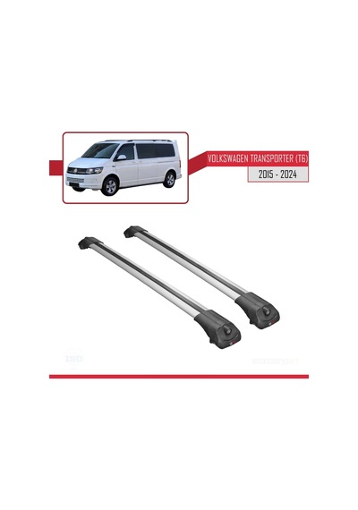 Volkswagen Transporter T6 2015 Ve Sonrası İle Uyumlu Ace-1 Ara Atkı Tavan Barı Gri