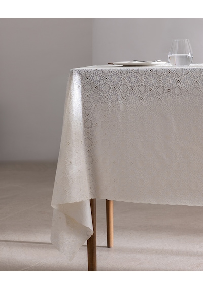 Madame Coco Maelys Masa Örtüsü - Ekru - 140x200 Cm 8684427343579 Çok Renkli