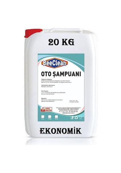 Ekonomik 20 Kg Oto Yıkama Şampuanı Eoş 20-30 - 10 Araç - Araba - Otomobil Standart