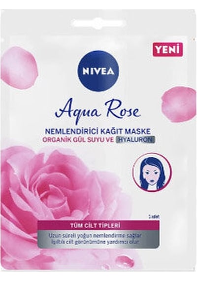 Nivea Aqua Rose Nemlendirici Kağıt Maske