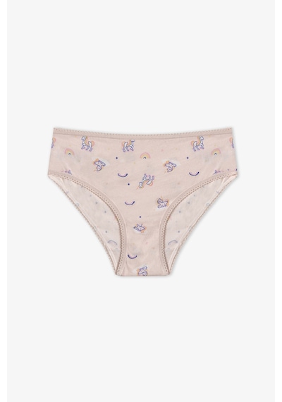 Penti Renkli Kız Çocuk Unicorn Dream Pamuklu 5'li Slip Külot Penti Renkli Kız Çocuk Unicorn Dream Pamuklu 5'li Slip Külot