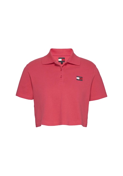 Tommy Hilfiger Tjw Crp Badge Ss Pol, Xı2 Pembe Kadın T-shirt & Polo