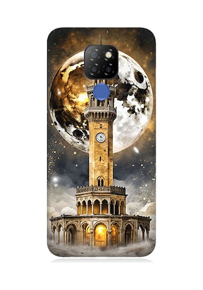 General Mobile Discovery Gm20 Uyumlu Saat Kulesi Desenli Silikon Kılıf