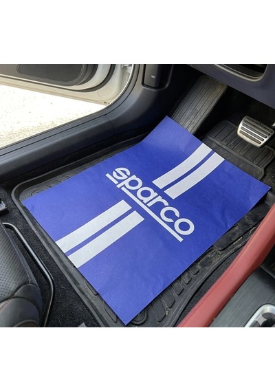 Sparco Mavi Otomobil Paspas Kağıdı 10'lu Su Geçirmez Lateks 1.kalite Kalın Kağıt