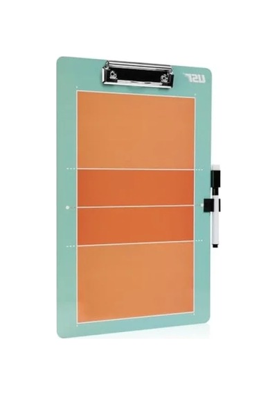 Çift Taraflı Voleybol Taktik Tahtası - 35x22 Cm