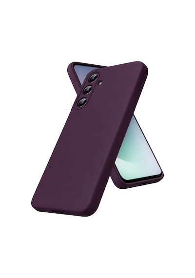Samsung Galaxy S26 Plus Uyumlu Kılıf Esnek Premium Yumuşak Silikon Telefon Kılıfı Kapak Mor