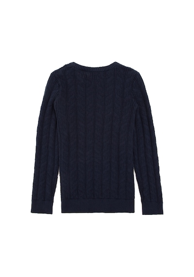 U.S. Polo Assn. Erkek Çocuk Lacivert Basic Bisiklet Yaka Kazak 50293551-VR033