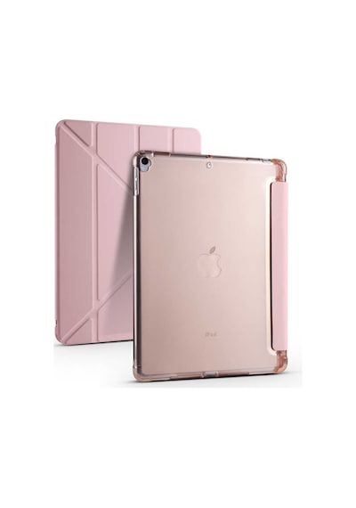 Apple Uyumlu iPad 10.2 (8.Nesil) Kılıf Zore Tri Folding Smart With Pen S