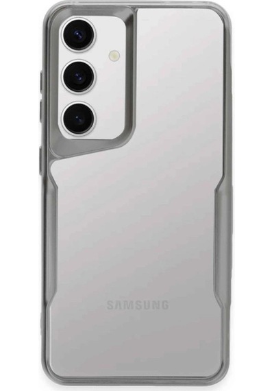 Samsung Uyumlu Galaxy A25 5g Kılıf Boyi Silikon Kapak Gümüş