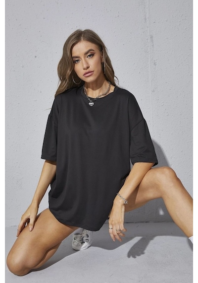 Unisex Pamuklu T-shirt Siyah