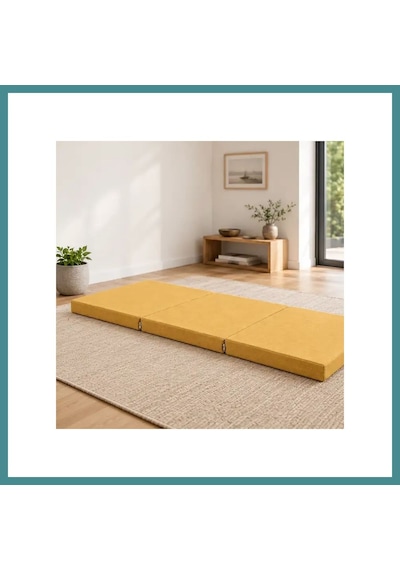 Trendexa Üç Parçalı Katlanır Minder 60 180 7 Cm Hardal Dış Mekân Mac