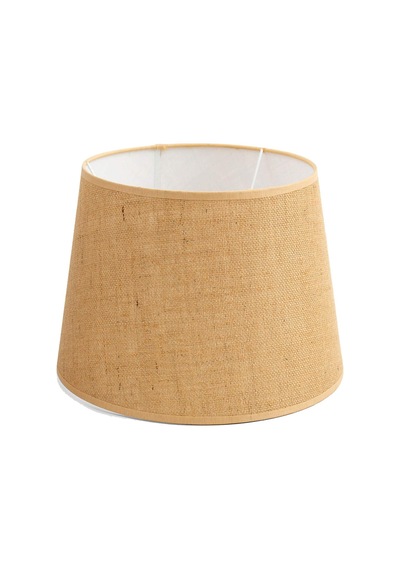 Doğal Jüt Kumaş Konik Masa Tavan Yer Lambası Abajur Başlığı 35x45x30 Diğer