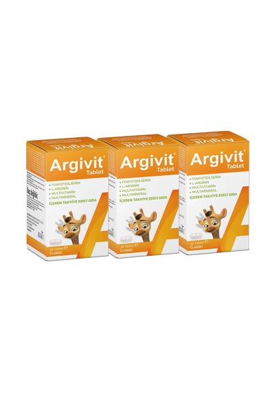 Argivit Classic Takviye Edici Gıda 3 x Tablet
